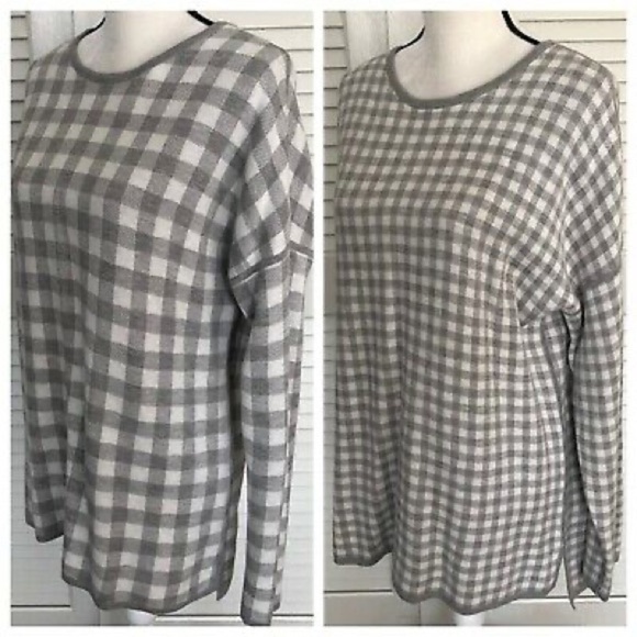 [J. Jill] Reversible Checkered Tunic - Picture 8 of 10